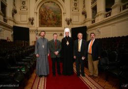 Reunión del Metropolita Ignaty en el Senado de la República de Chile