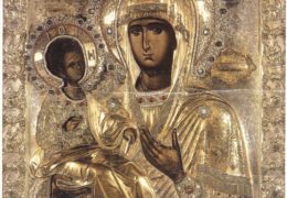 Icono de La Virgen de las Tres Manos (video)