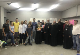 El Metropolita Amfilohije y los Obispos Kirilo y Metodije visitaron las clases de idioma serbio dictadas en Saenz Peña, Chaco