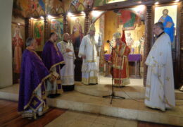 Прощенное воскресенье и первая неделя Великого поста в приходе Св. Николая Сербского