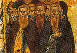 Los 44 Padres masacrados en el Monasterio de San Sabas