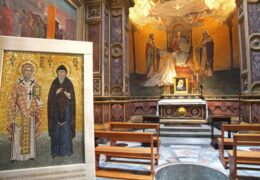La tumba y las reliquias de San Cirilo, el apóstol de los eslavos