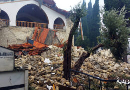 У снажном земљотресу уништено је неколико храмова Антиохијске патријаршије