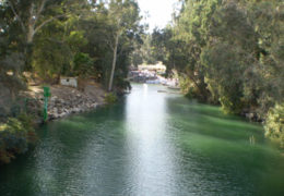 Milagro de la Teofanía – en el Río Jordán las aguas cambian su curso