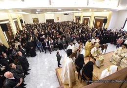 Освећена црква Светог Пајсија у Сирији и одслужена прва Литургија