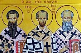 Собор Вселенских учителей и святителей Василия Великого, Григория Богослова и Иоанна Златоуста