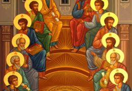 Pentecostés –  Día de la Santísima Trinidad descenco del Espíritu Santo sobre los Apóstoles