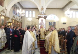 Праздничное богослужение в честь 100-летия присутствия православной церкви Антиохийского патриархата в Чили.