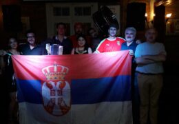 Celebración del año nuevo serbio en Santiago de Chile