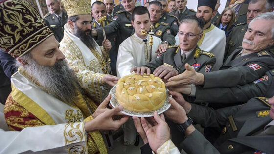 Генеральный штаб армии Сербии отметил день Небесного покровителя